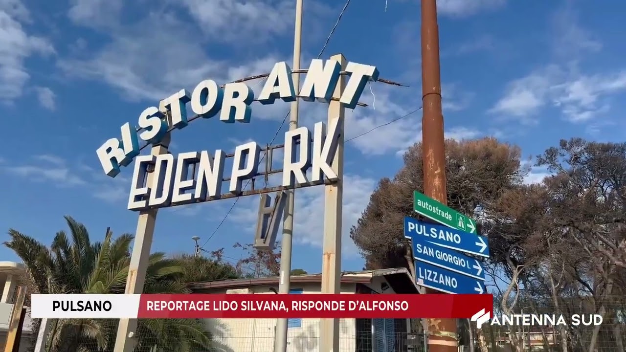 20 GENNAIO 2025   PULSANO    REPORTAGE LIDO SILVANA, RISPONDE D’ALFONSO