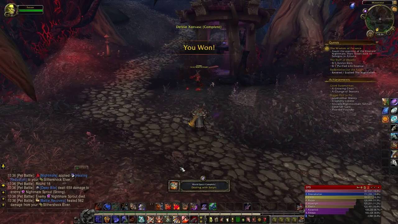 WoW Dealing with Satyrs