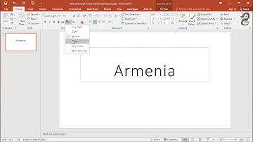 How to Change Character Spacing In PowerPoint