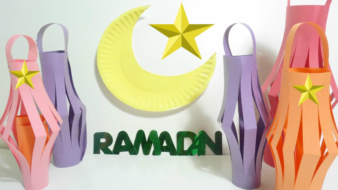 صنع زينة و فانوس رمضان و مسابقة رمضان Ramadan Lantern Youtube