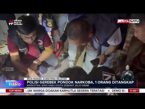 Pondok di Tengah Kebun Sawit Digerebek, Polisi Sita 20,33 Gram Sabu
