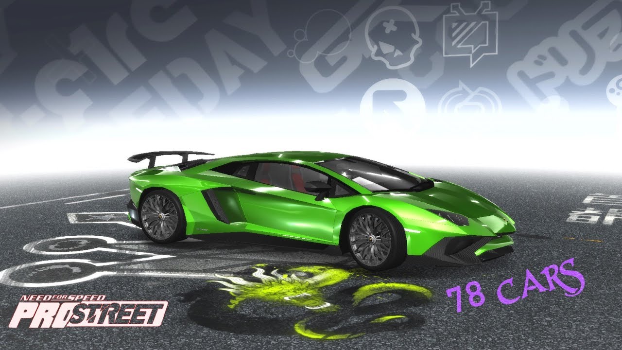 NFS ProStreet All 78 Cars