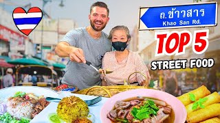 TOP 5 THAI STREET FOOD in KHAOSAN ROAD 🇹🇭 (Non Touristy) screenshot 5