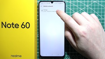 Realme Note 60: Mobiele data in- en uitschakelen