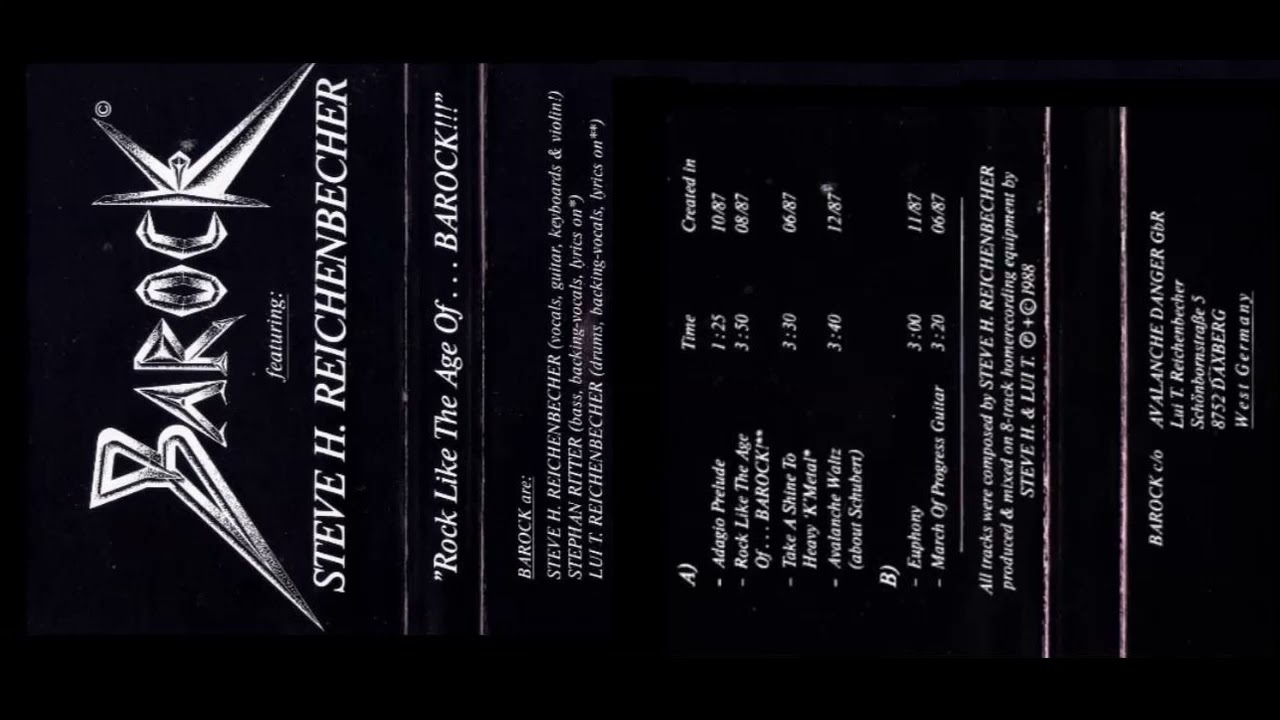 Barock (Heavy metal, Germany) - Rock like the Age of... Barock!!! [Demo 1988]