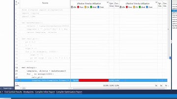 Profiling Python Code with Intel VTune Amplifier