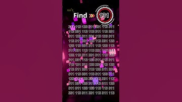 Eye Test Challenge: Can You Find the 131? #quizmeplztv #quiztime #quiz