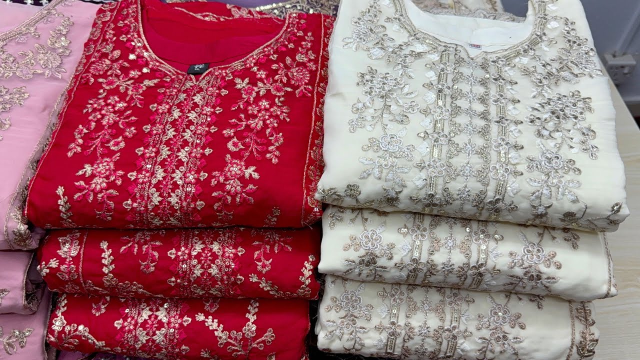 অর্ধেক দামে লাক্সারি কাজের ঈদ স্পেশাল রেডিমেড থ্রিপিস | Readymade luxury three piece 2026