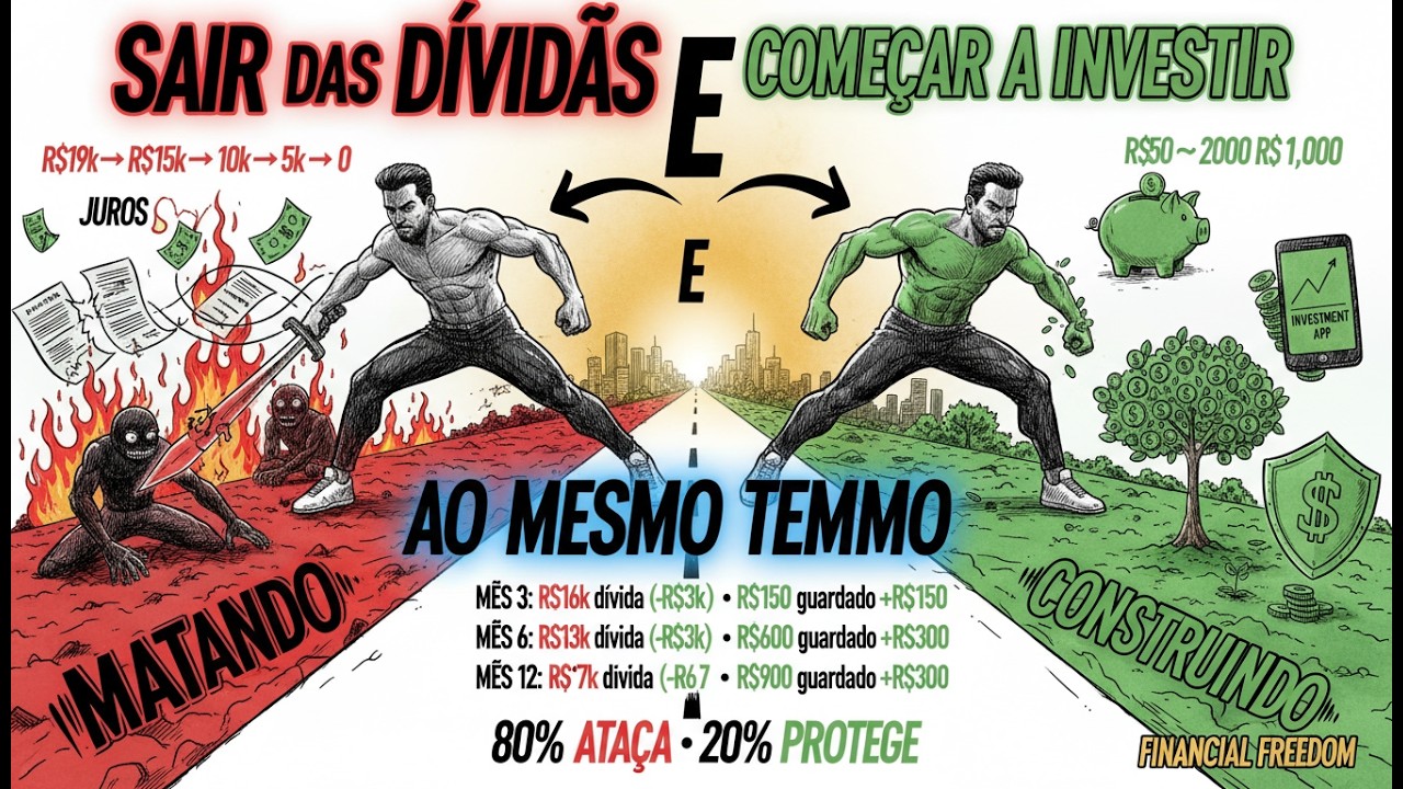 Como Sair Das Dívidas E Começar A Investir Ao Mesmo Tempo (Método 80/20)