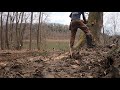 Logging with horses, laying over a poplar. 15