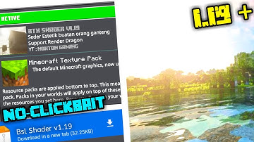 😍 Very GOOD Shader For Mcpe 1.19 | Shaders For Minecraft Pe 1.19 | Shaders Mcpe 1.19