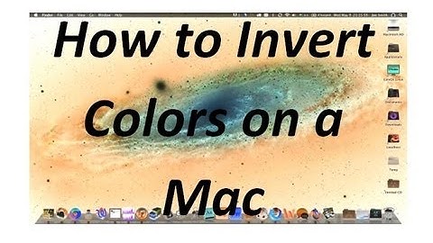 How to Invert Colours on a Mac