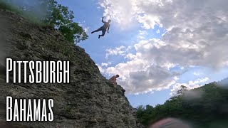Cliff Jumping “The Bahamas” in Hillsville, PA