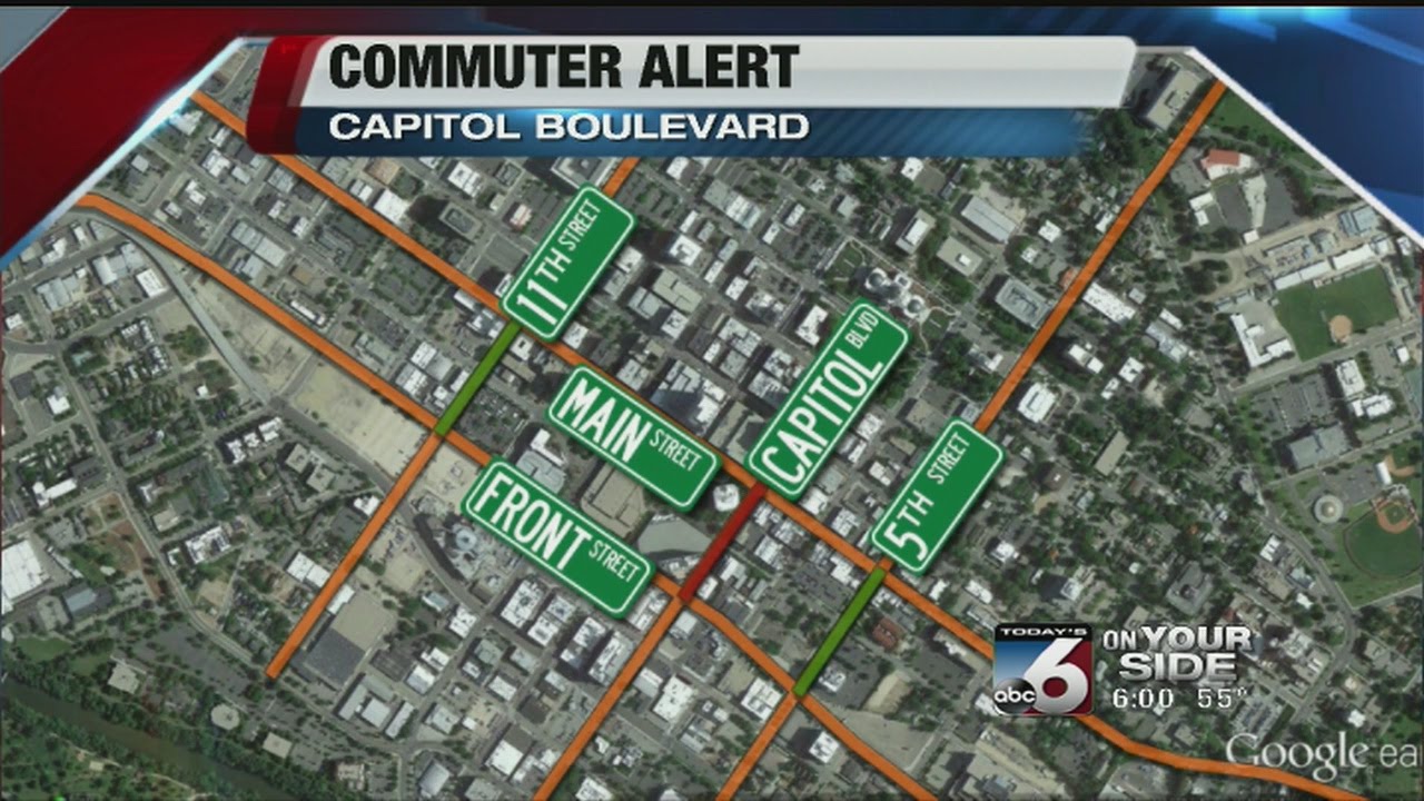 Construction across downtown Boise snarling traffic for commuters