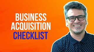 Buying an Existing Business Checklist: YOUR #1 PRIORITY