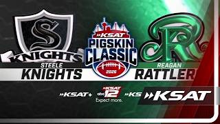 2026 KSAT Pigskin Classic featuring the Steele Knights and Reagan Rattlers screenshot 1