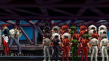 Mugen - KOF - Kyo Clone-57/Iori Clone-42 vs. A lot of Kyo Clones (Rematch)