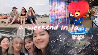 a weekend in LA: kcon la 2019, meeting youtube friends, wholesome adventures :')