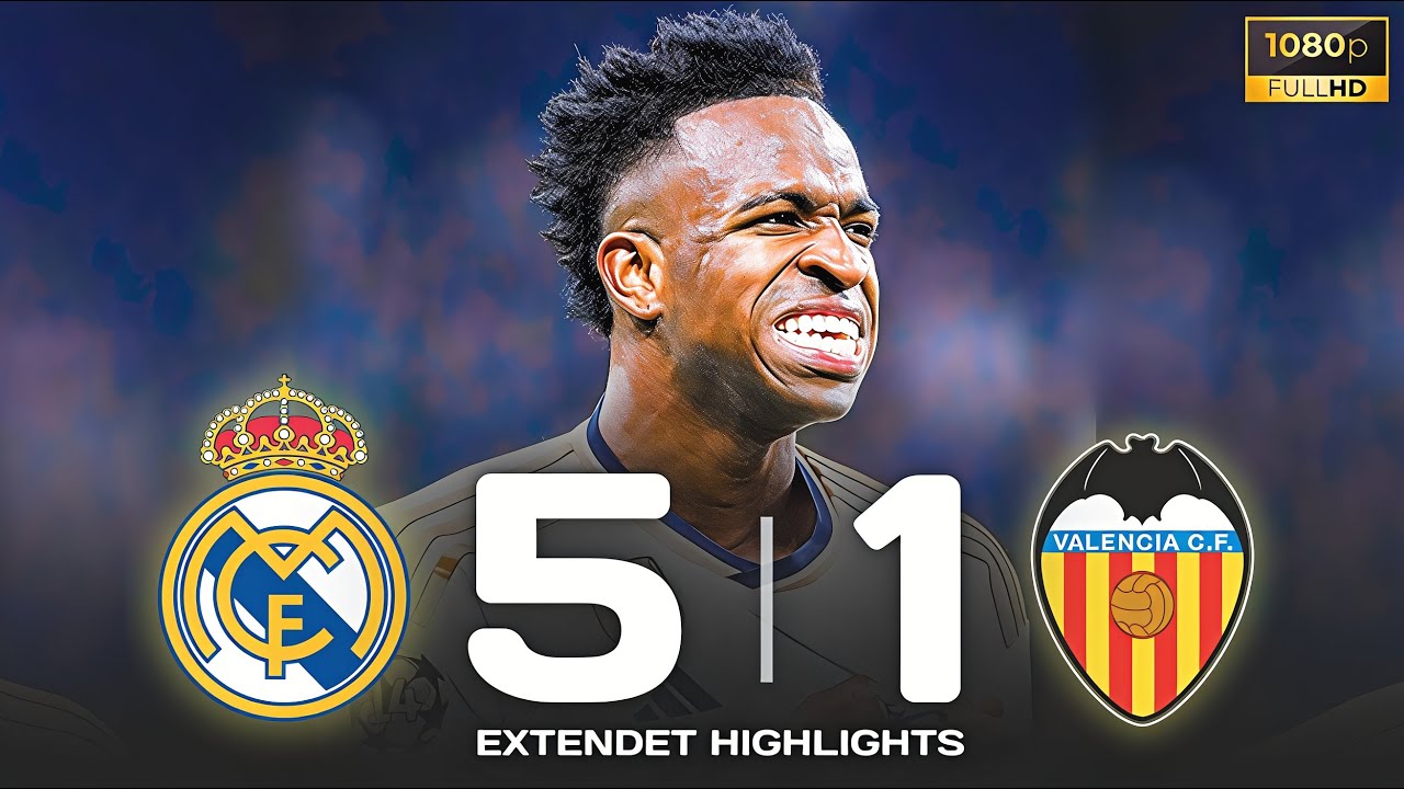 Real Madrid 5 - 1 Valencia | HIGHLIGHTS