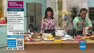 Lorna Maseko 11-piece Forged Induction-Ready Cookware Set