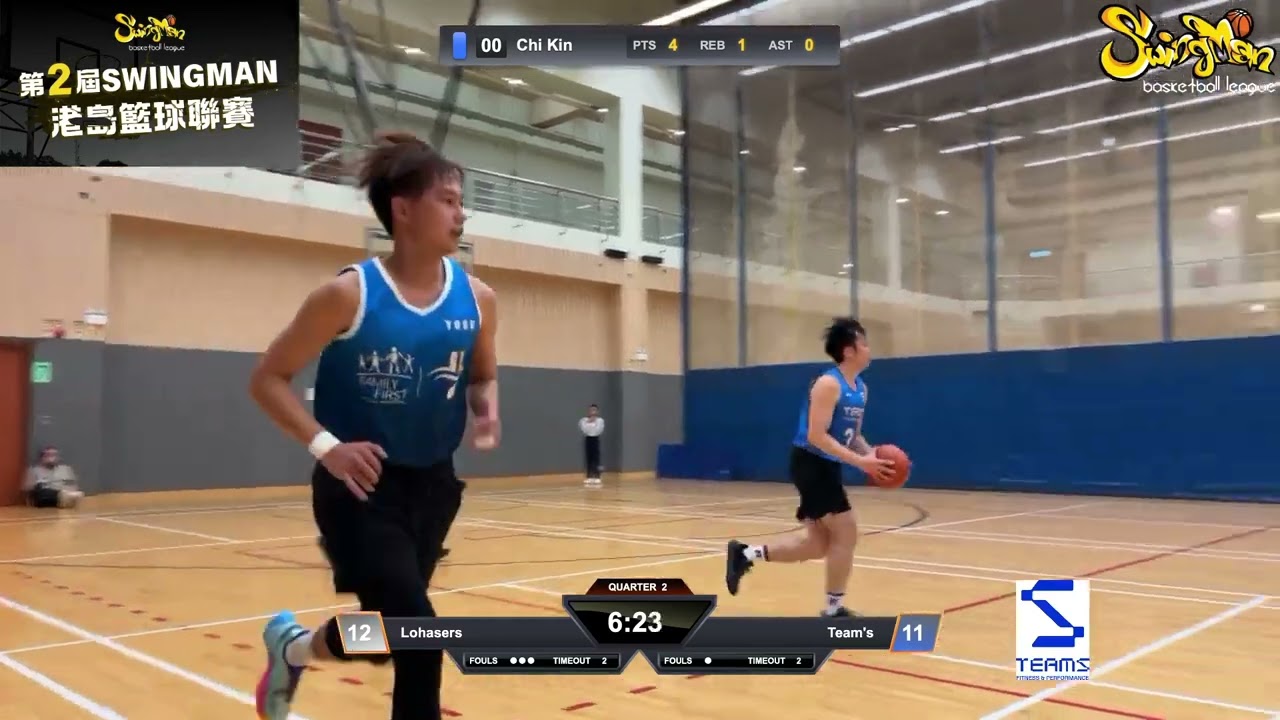 港島籃球聯賽 2026-03-02 士美非路體育館 季後賽 Lohasers VS Team's Q2