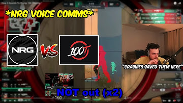 SEN Tarik REACTS To NRG Voice Comms Against 100T In VCT Americas