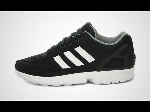 adidas zx flux black white