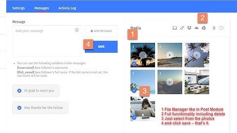 Photo WelcomeDM Extension for Nextpost