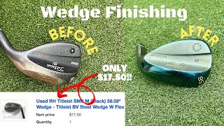 Wedge final touches (torched)