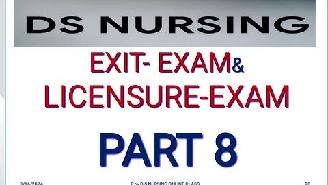 EXIT-EXAM&LICENSURE-EXAM PRACTICES PART 8 @DSNursing #exit #education #health #COC #viralvideo
