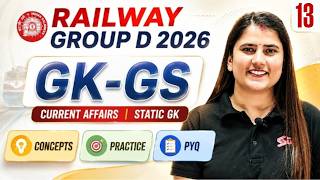 RRB Group D GK-GS Practice Set 2026 | Group D Complete Static GK & GK GS Class | Group D By RIYA MAM