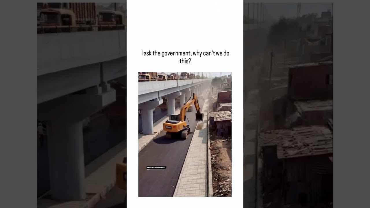 The post shares a 37-second time-lapse video of a polluted urban canal—filled with trash, sewage,