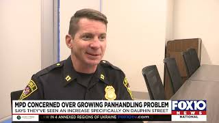 Mobile police cracking down on panhandling downtown