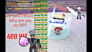 I found a glitch where the game thinks im still holding a fruit and tbh it  looks badass with bisento considering it's like 3 people big in the manga :  r/KingLegacy