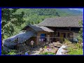 Renovating an old house with a garden on a remote high hill