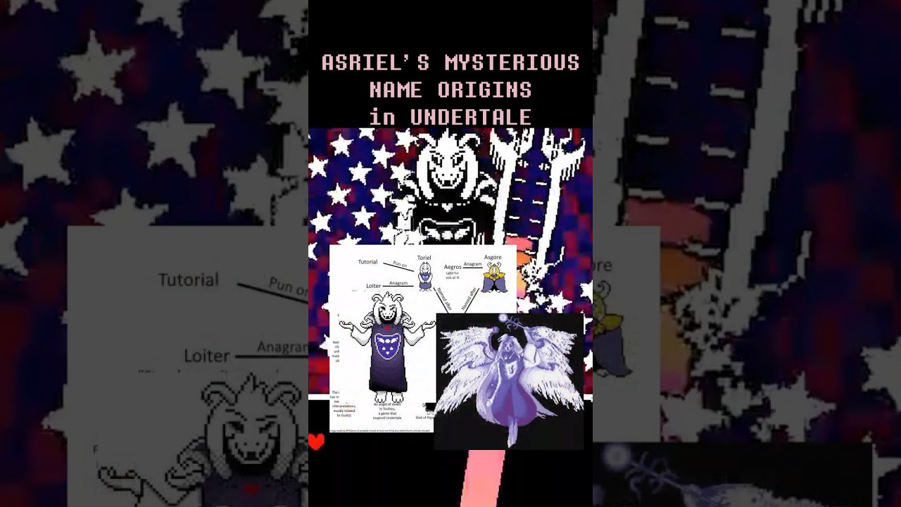 ASRIEL'S NAME ORIGINS NEW REVEAL in UNDERTALE??? #undertale