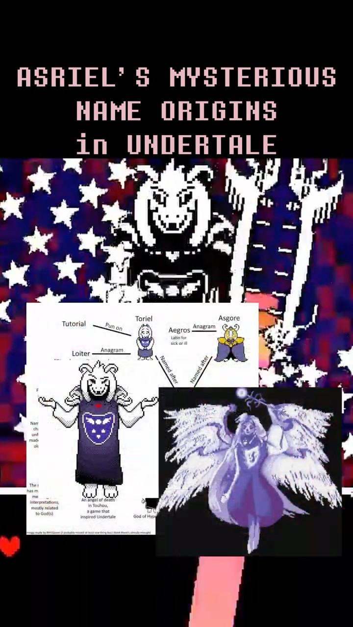 ASRIEL'S NAME ORIGINS NEW REVEAL in UNDERTALE??? #undertale