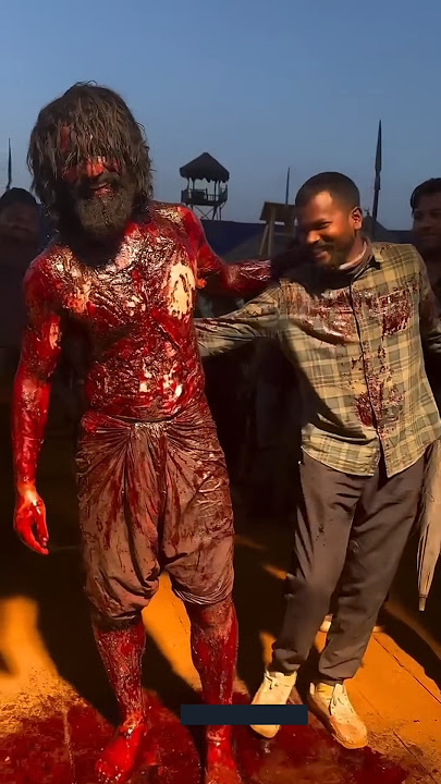 😱😱Chaava movie Last scene 🎥shooting #vickykaushal#chaava #behindthescene#viral#bts #rashmikamandanna