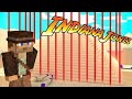 Escaping With My Treasure In Minecraft Indiana Jones