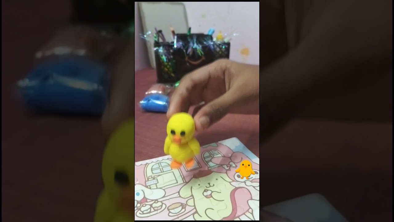 air dry clay easy duckling🐥🐥🌷🌷