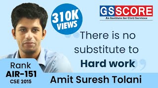 Importance of Prelims by Amit Tolani: IAS Rank 151 in his 6th attempt