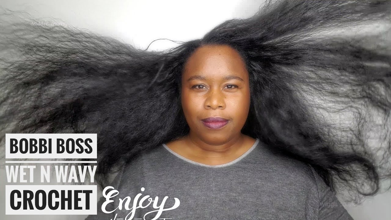 So Natural Bobbi Boss Brazilian Wet Wavy 20 Crochet Hair Wiggit Co Uk Youtube