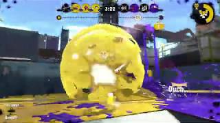 Splatoon 2: Splatting [BBC]Glitch With The Rainmaker Shield While They Use Inkjet