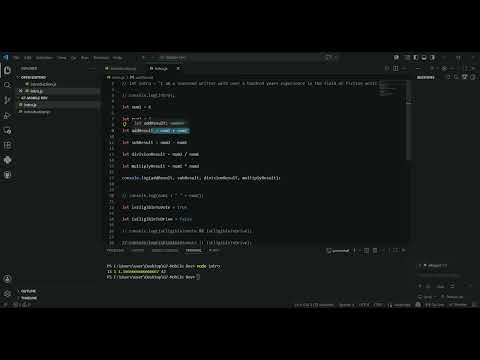 JavaScript Variables and Arithmetic Console Output