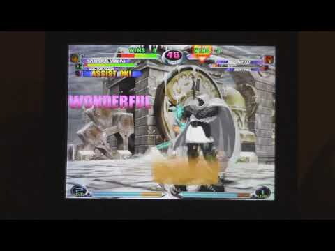MvC2: Locdown - Strider Ambiguous Crossup with Orbs to Teleport Air Throw reset into Doom AAA