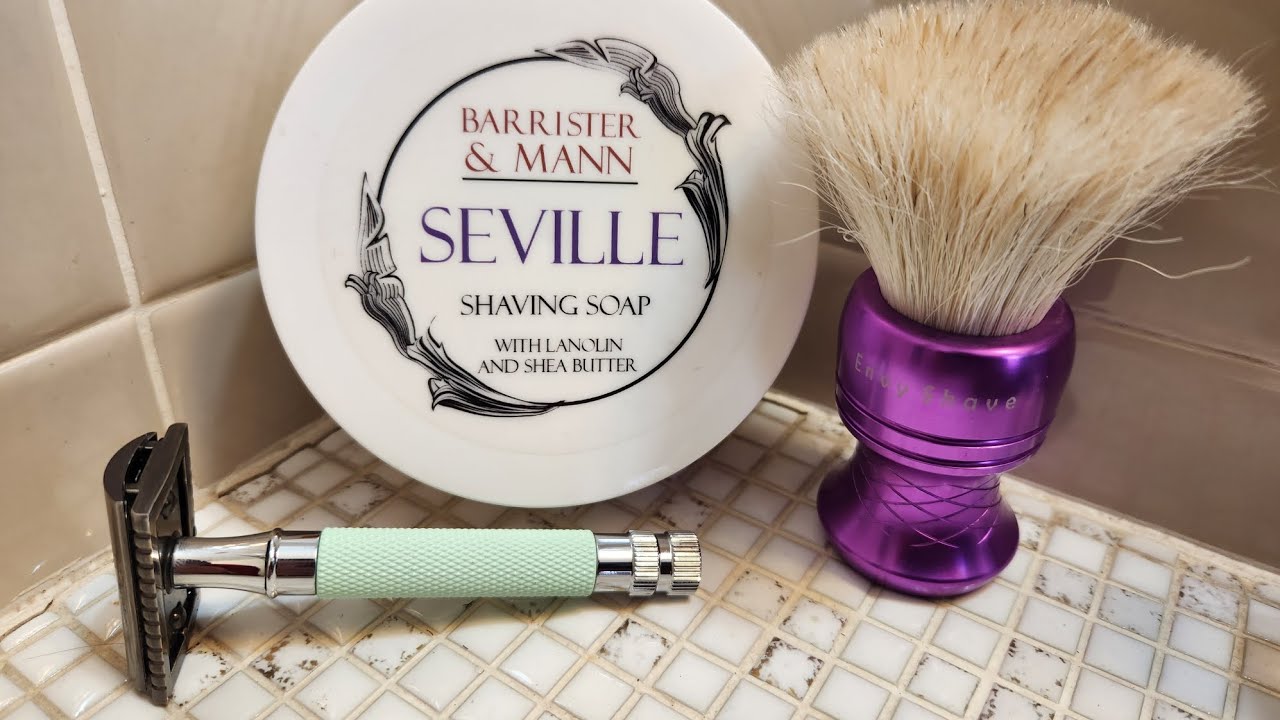 Barrister and Mann Seville Shaving Soap ~ Envy Shave Brush with Oumo ...