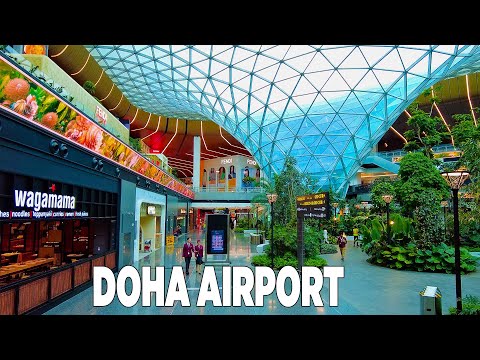 Luxury Airport Doha Qatar Walking Tour 2023 [4K]