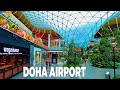 Luxury airport doha qatar walking tour 2023 4k