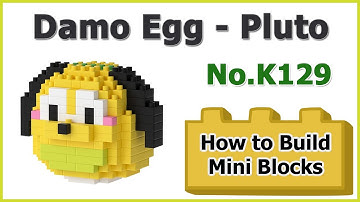 How to Build Mini Blocks Damo Egg - Pluto K129 Review Instructions Specifications