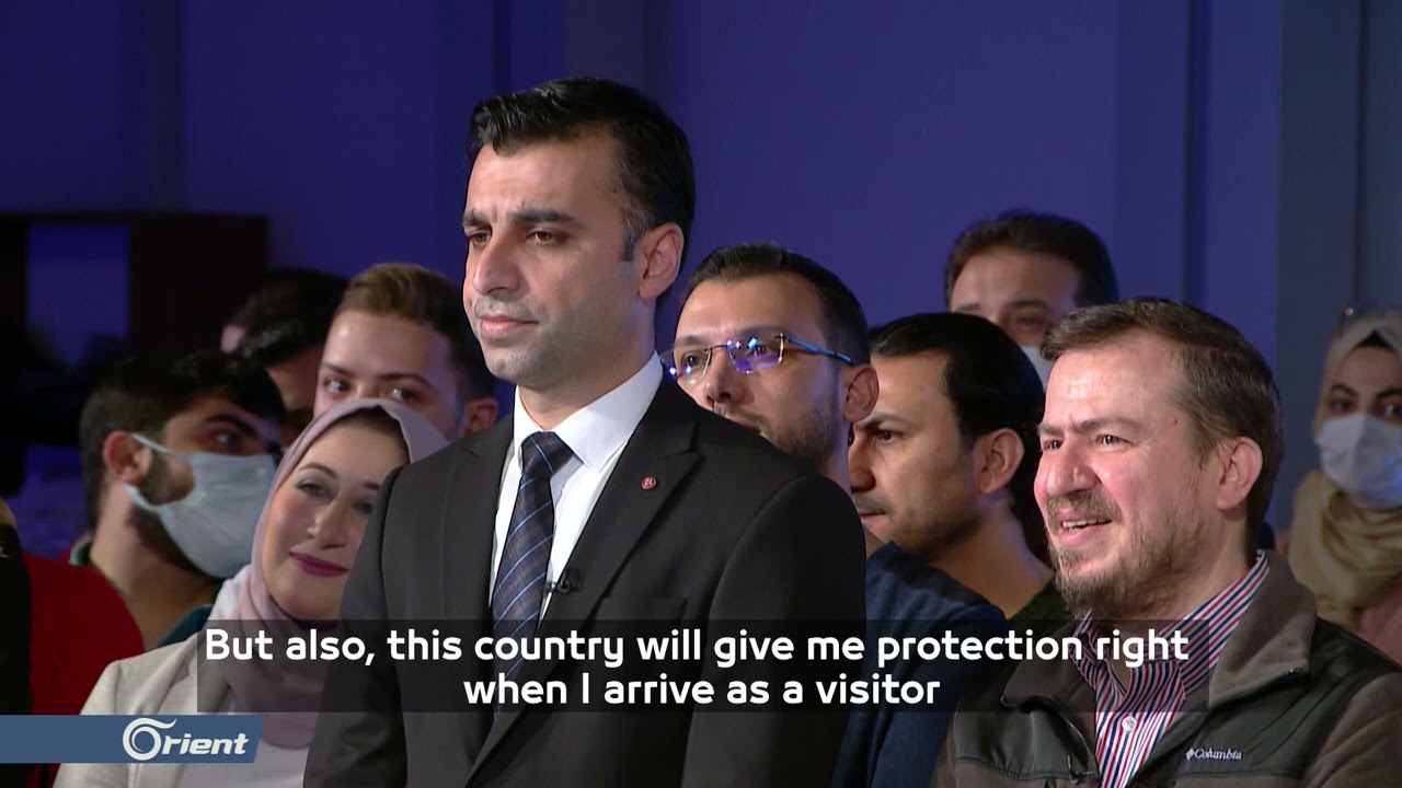 Ghassan Aboud and Orient Staff Welcome Majed Shamaa at Istanbul Office